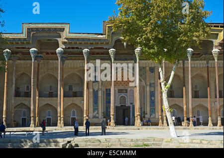 Bolo Hauz Moschee, Buchara, Usbekistan Stockfoto