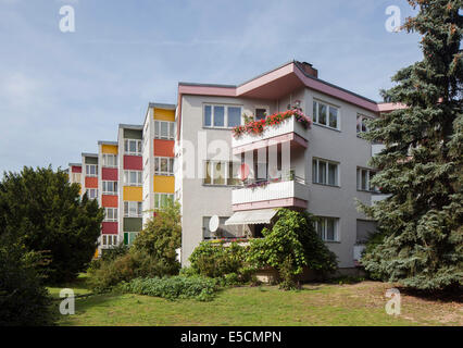 Großsiedlung Siemensstadt Wohnsiedlung, moderne, neue Sachlichkeit, UNESCO-Weltkulturerbe, Charlottenburg-Nord, Berlin Stockfoto