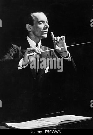 MALCOLM SARGENT (1895 – 1967), britischer Dirigent im Jahre 1946 Stockfoto