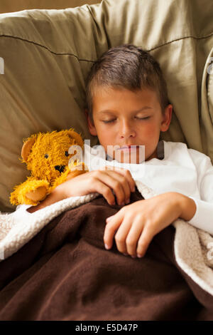 schlafendes Kind Stockfoto