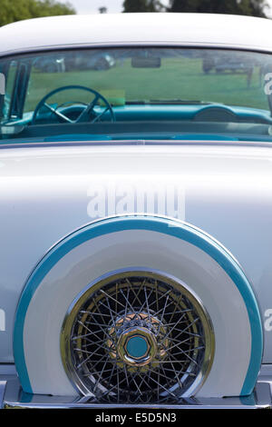 1955 Chevrolet Bel Air Detail. Chevy. Amerikanische Oldtimer Stockfoto