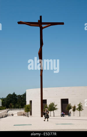 Fatima, Jesus Kreuz Stockfoto