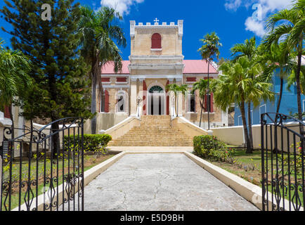 Frederick Lutheran Church in Charlotte Amalie auf der karibischen Insel St. Thomas in den US Virgin Islands Stockfoto