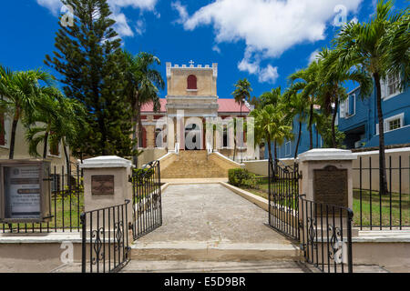 Frederick Lutheran Church in Charlotte Amalie auf der karibischen Insel St. Thomas in den US Virgin Islands Stockfoto