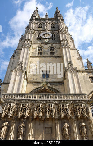 Turm von Canterbury Kathedrale, England, Vereinigtes Königreich Stockfoto