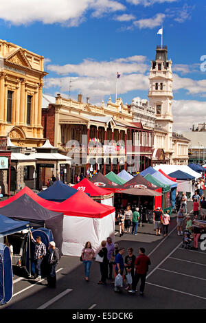 Ballarat, Australien / der Ballarat Beat Rockabilly Festival 2014 Stockfoto