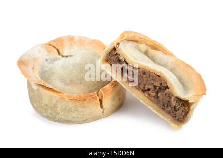 Rindfleisch Pie Shop gekauft schottischen Stil Beef Pie Stockfoto