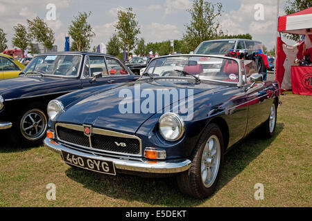 MG 3528CC Sport Baujahr 1964 in Silverstone auf Oldtimer Day Stockfoto