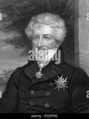 Stahlstich, ca. 1860, Georges Cuvier oder Jean Léopold Nicolas Frédéric Cuvier, 1769-1832, ein französischer Naturforscher und Zoologe, Stockfoto