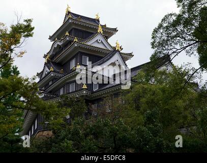 Okayama Castle in Japan Stockfoto