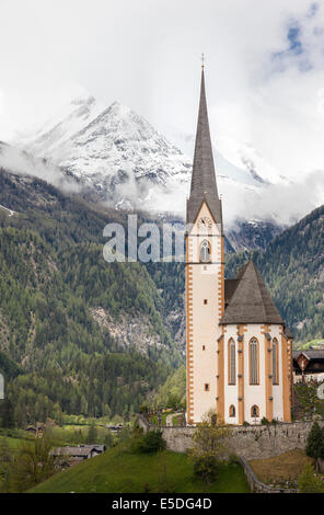 Pfarrei Kirche von Heiligenblut Großglockner, Heiligenblut, Kärnten, Österreich Stockfoto