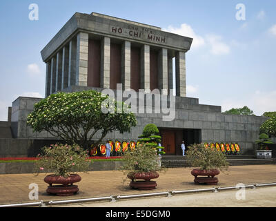 Ho-Chi-Minh-Mausoleum in Hanoi Stockfoto