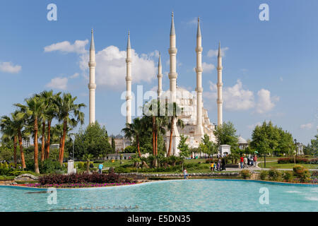 Türkei, Adana, Sabanci Zentral Moschee Stockfoto