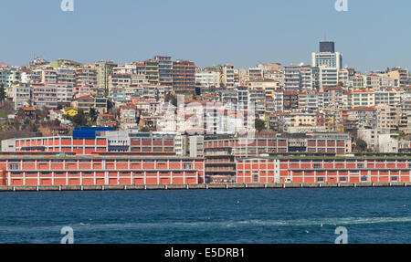 Galata Hafen von Istanbul, Türkei Stockfoto