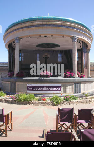 Eastbourne Bandstand East Sussex Stockfoto