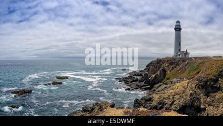 Kalifornien Pigeon point Leuchtturm in Cabrillo Highway Küstenstraße State Route 1 Stockfoto