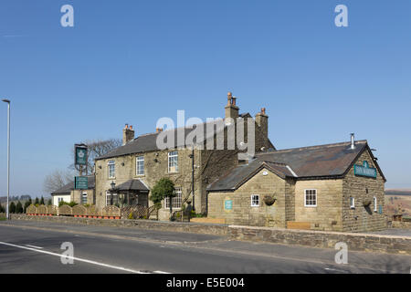 Das Restaurant San Marino Italienisch/Englisch auf Belmont Road, Belmont, Lancashire. Früher die Wrights Arms Pub. Stockfoto