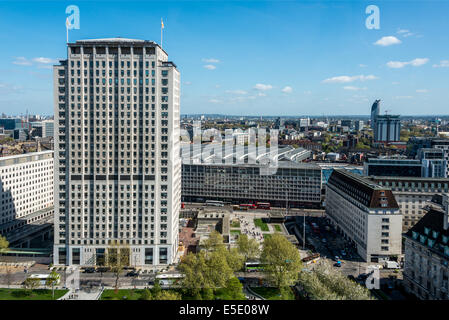 Shell Centre in London, gehört zu den zwei zentralen Stellen des Öls großen Schale (der andere ist in den Haag). Stockfoto