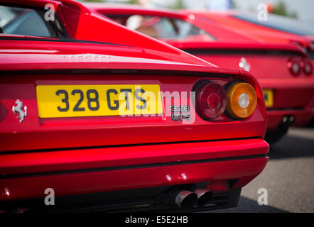 Ferrari 328 GTS Heck. Flachen DOF Stockfoto