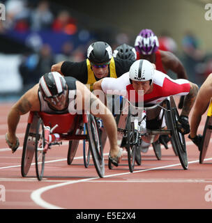 DAVID WEIR ENGLAND HAMPDEN PARK GLASGOW Schottland 29. Juli 2014 Stockfoto
