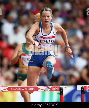 EILIDH Kind Schottland HAMPDEN PARK GLASGOW Schottland 29. Juli 2014 Stockfoto