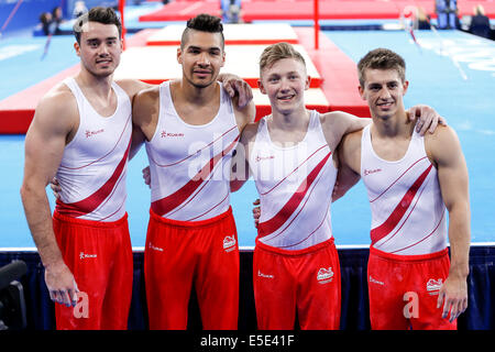 Glasgow, Schottland. 29. Juli 2014. Glasgow 2014 Commonwealth Games Day 6. Künstlerische Gymnastik. während das Herren-Team-Finale. Bildnachweis: Aktion Plus Sport/Alamy Live-Nachrichten Stockfoto