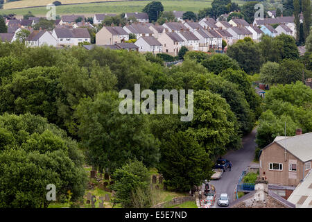 Neue Mühlen Derbyshire UK-Ansicht aus dem Dorf Stockfoto