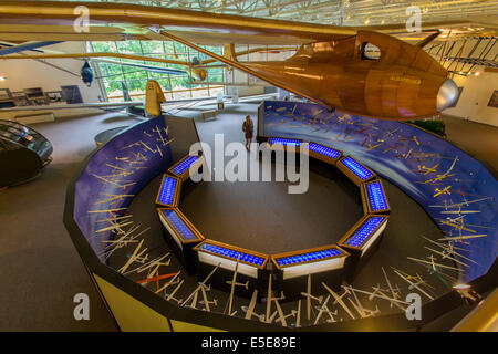 Nationalen Soaring Museum ein Luftfahrtmuseum für motorloses oder Segelflug auf Harris Hill in Elmira, New York Stockfoto