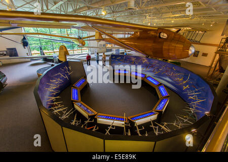 Nationalen Soaring Museum ein Luftfahrtmuseum für motorloses oder Segelflug auf Harris Hill in Elmira, New York Stockfoto