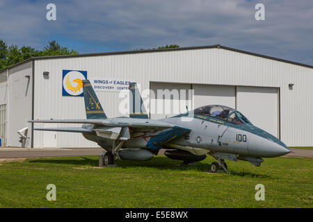 Grumman F-14A Tomcat im Wings of Eagles Discovery Center Aviation Museum in Horseheads in der Nähe von Elmira, New York Stockfoto