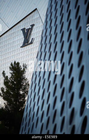 Die Kristalle, Kristalle im Einkaufszentrum City-Center und Unterhaltung befindet sich auf dem Las Vegasstreifen in Paradies, Nevada, USA Stockfoto