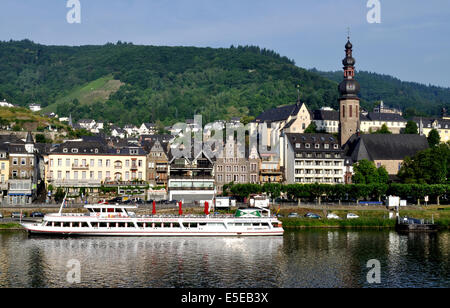 Ansicht von Cochem, an der Mosel River, Deutschland Stockfoto