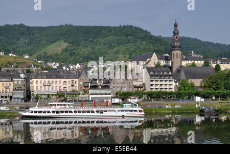 Ansicht von Cochem, an der Mosel River, Deutschland Stockfoto