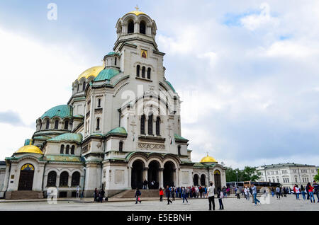 Aleksander Nevski Kirche, Sofia, Bulgarien Stockfoto