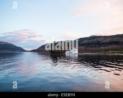 Boot in Loch Lomond Stockfoto