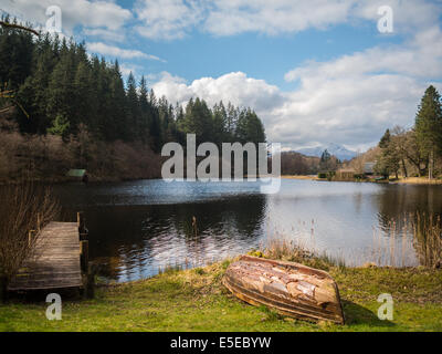 Loch Ard Margen Landschaft Stockfoto