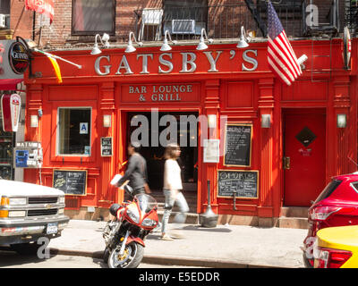Gatsby Bar Lounge und Grill, New York Stockfoto
