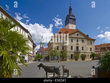 Rathaus in Bad Langensalza, Thüringen, Deutschland Stockfoto
