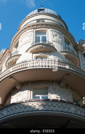 Jugendstil oder Art-Nouveau-Architektur in Charlottenburg, Berlin Stockfoto