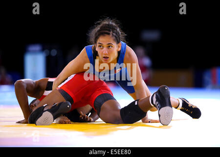 SECC Glasgow Schottland 29. Juli 2014. Commonwealth Games Tag 6. Männer- und Frauen wrestling-Runden. Bildnachweis: ALAN OLIVER/Alamy Live-Nachrichten Stockfoto