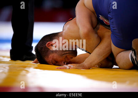 SECC Glasgow Schottland 29. Juli 2014. Commonwealth Games Tag 6. Männer- und Frauen wrestling-Runden. Bildnachweis: ALAN OLIVER/Alamy Live-Nachrichten Stockfoto