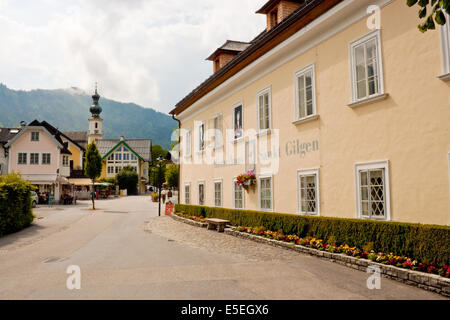 ST. GILGEN, Österreich - Juli 5: Mozartwohnung - der Ort, wo Mozart Mutter, Anna Maria Pertl geboren wurde, und seine Schwester, Ma Stockfoto