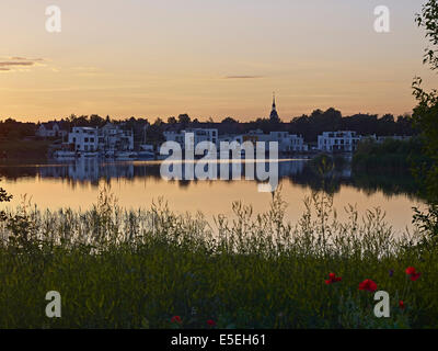 Lagune Kahnsdorf am Hainer See, Niedersachsen, Deutschland Stockfoto