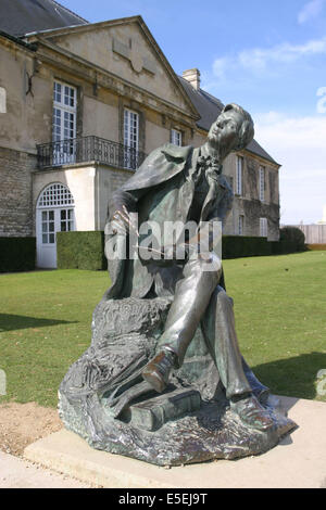 Frankreich, Normandie, Calvados, caen, Schloss, guillaume le Conquerant, musee de Normandie, Skulptur, Statue, Stockfoto