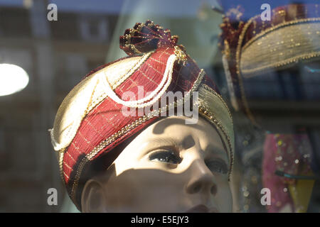 Frankreich, paris 10e, rue du faubourg Saint denis, communaute indienne, Boutique, Vetements, Stockfoto