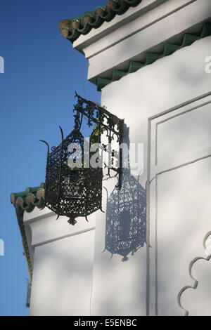 Frankreich, paris 5e, Grande mosquee de Paris depuis la rue de quatrefages, lanterne Stockfoto