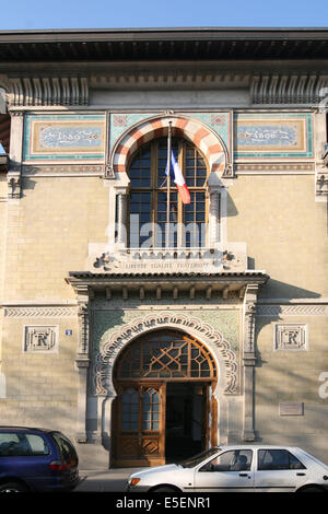 Frankreich, paris 6e, Avenue de l'observatoire, ENA, ancienne ecole coloniale, Architecture mauresque, Stockfoto