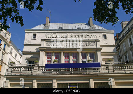 Frankreich, paris 17e, Viertel des batignolles, Theater Hebertot, 78 bis bd des batignolles, salle de Spektakel, Stockfoto