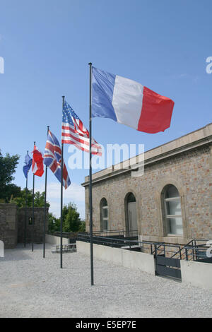 Frankreich, Basse Normandie, Manche, cotentin, cherbourg, sommet de la montagne du Roule, fort du roulemusee de la Liberation, Stockfoto