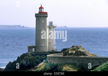 Frankreich, Bretagne, finistere nord, cotes des abers, phare de petit minou dans le goulet de brest, rade, Signalisierung maritim, Stockfoto
